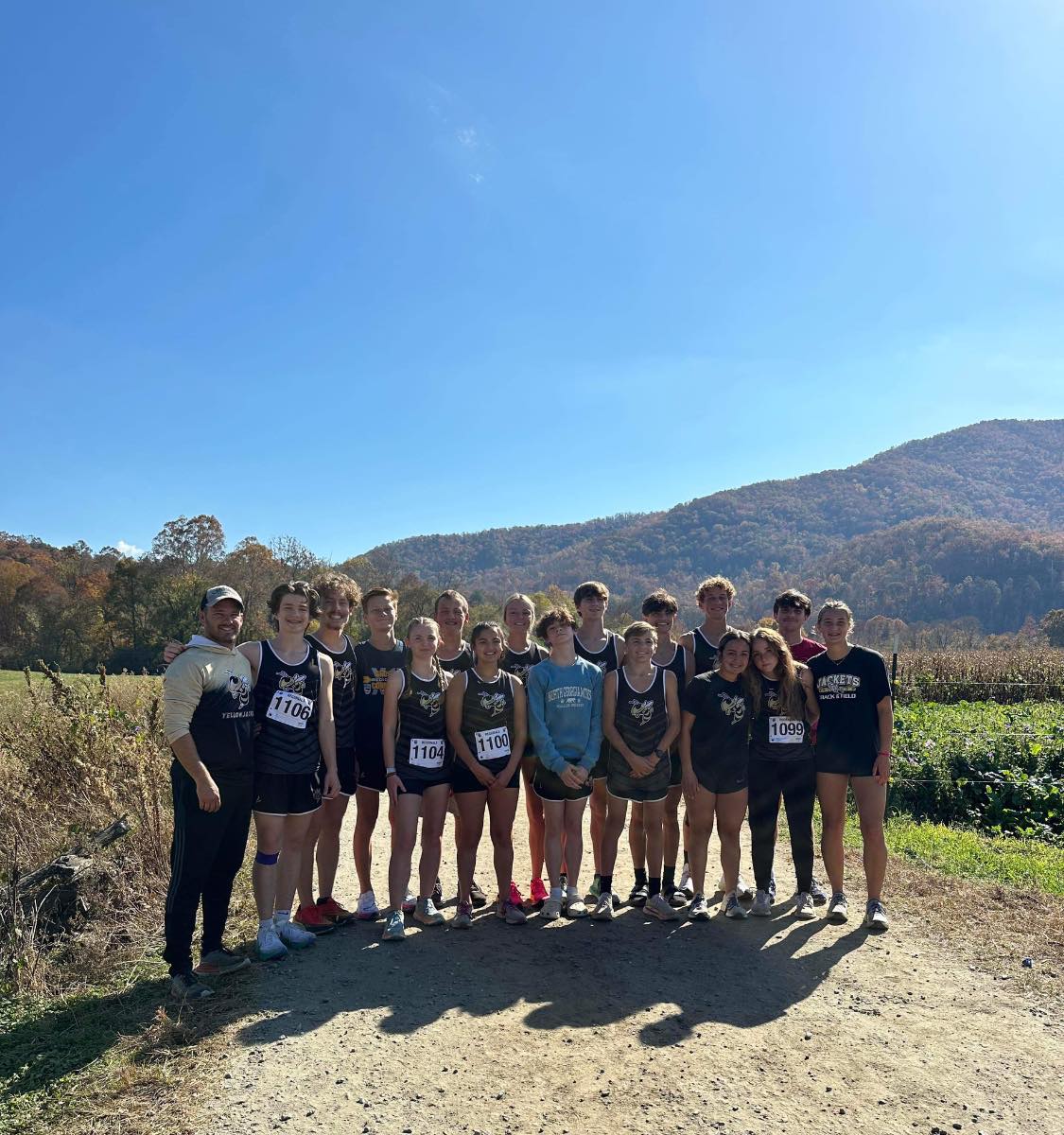 HHS Cross Country Teams at the Regional Meet on Oct. 28th, 2023